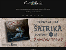 Tablet Screenshot of cacivorba.pl